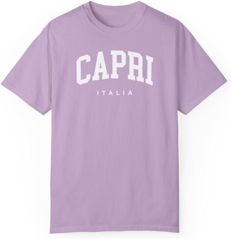 Capri Italy Adult Unisex Comfort Colors Short Sleeve T-Shirt in Saudi Arabia