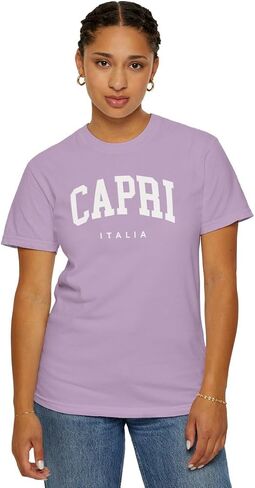 Capri Italy Adult Unisex Comfort Colors Short Sleeve T-Shirt in Saudi Arabia