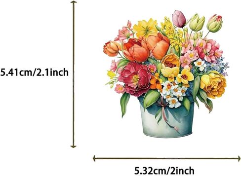 ملصقات زهرة جميلة لخلاصات زجاجات المياه المحمول ، 50 بكسل ملصقات الأزهار اللطيفة الهدايا للفتيات للنساء البالغ in Kuwait