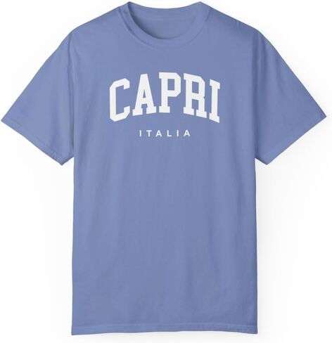 Capri Italy Adult Unisex Comfort Colors Short Sleeve T-Shirt in Saudi Arabia