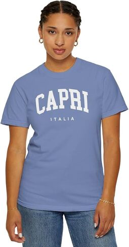 Capri Italy Adult Unisex Comfort Colors Short Sleeve T-Shirt in Saudi Arabia