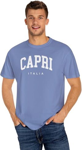 Capri Italy Adult Unisex Comfort Colors Short Sleeve T-Shirt in Saudi Arabia