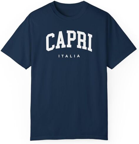 Capri Italy Adult Unisex Comfort Colors Short Sleeve T-Shirt in Saudi Arabia