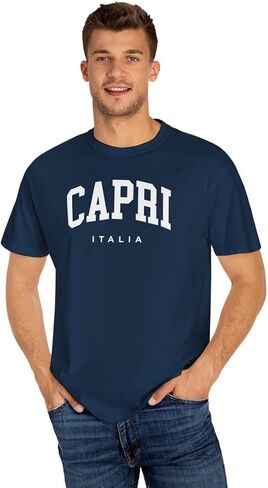 Capri Italy Adult Unisex Comfort Colors Short Sleeve T-Shirt in Saudi Arabia