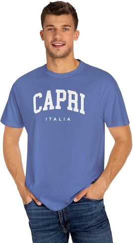 Capri Italy Adult Unisex Comfort Colors Short Sleeve T-Shirt in Saudi Arabia