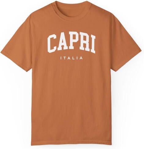 Capri Italy Adult Unisex Comfort Colors Short Sleeve T-Shirt in Saudi Arabia