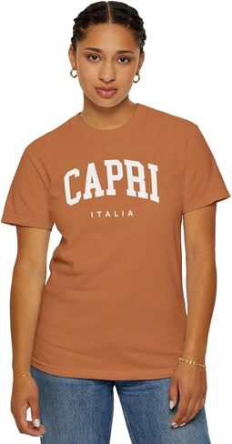 Capri Italy Adult Unisex Comfort Colors Short Sleeve T-Shirt in Saudi Arabia