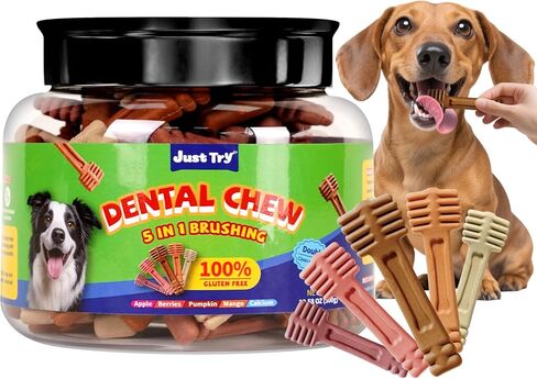 Dog Treats - Functional Dental Chews for Dogs - Long Lasting Calcium Milk Bone, Joint Support, Clean Teeth, Fight Bad Breath, and Removes Plaque and Tartar in Saudi Arabia