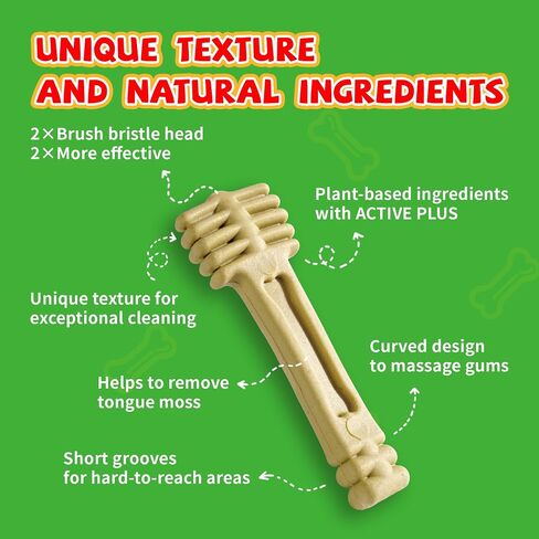 Dog Treats - Functional Dental Chews for Dogs - Long Lasting Calcium Milk Bone, Joint Support, Clean Teeth, Fight Bad Breath, and Removes Plaque and Tartar in Saudi Arabia