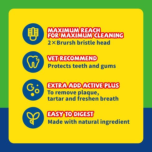 Dog Treats - Functional Dental Chews for Dogs - Long Lasting Calcium Milk Bone, Joint Support, Clean Teeth, Fight Bad Breath, and Removes Plaque and Tartar in Saudi Arabia