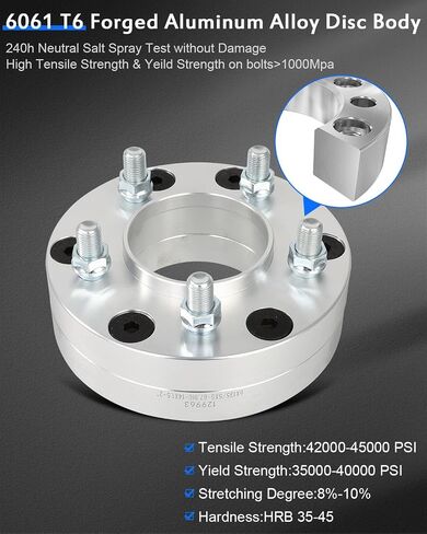 ECCPP 6x135 to 5x5 Wheel Spacer 2" Wheel Adapter fit for for Ford for F-150 2004-2013 for Lincoln for Navigator 2003-2013 in Saudi Arabia