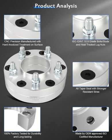 ECCPP 6x135 to 5x5 Wheel Spacer 2" Wheel Adapter fit for for Ford for F-150 2004-2013 for Lincoln for Navigator 2003-2013 in Saudi Arabia