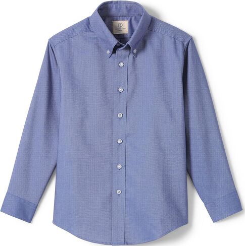 Lands' End School Uniform Men's Long Sleeve Oxford Dress Shirt in Saudi Arabia