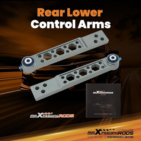 maXpeedingrods Rear Lower Control Arms for Honda CRV/Acura RSX (DC5) 2002-2006, for Honda Element 2003-2006, Aluminum Arm in Saudi Arabia