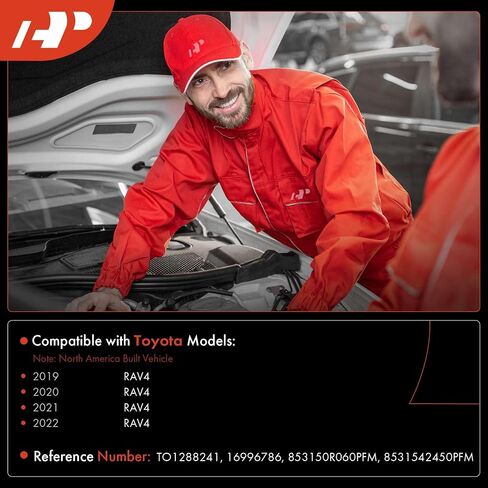 A-Premium Windshield Washer Reservoir Tank Assembly Compatible with Toyota RAV4 2019 2020 2021 2022 - with Cap & Washer Pump & Fluid Level Sensor & Filler Neck (North America Built Vehicle) in Saudi Arabia