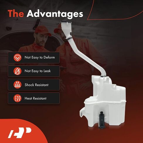 A-Premium Windshield Washer Reservoir Tank Assembly Compatible with Toyota RAV4 2019 2020 2021 2022 - with Cap & Washer Pump & Fluid Level Sensor & Filler Neck (North America Built Vehicle) in Saudi Arabia