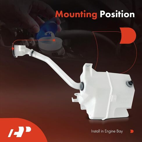 A-Premium Windshield Washer Reservoir Tank Assembly Compatible with Toyota RAV4 2019 2020 2021 2022 - with Cap & Washer Pump & Fluid Level Sensor & Filler Neck (North America Built Vehicle) in Saudi Arabia