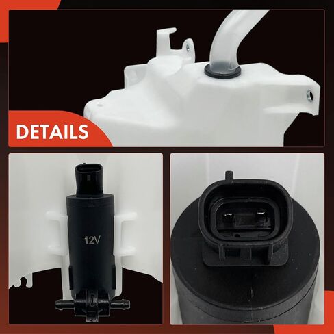 A-Premium Windshield Washer Reservoir Tank Assembly Compatible with Toyota RAV4 2019 2020 2021 2022 - with Cap & Washer Pump & Fluid Level Sensor & Filler Neck (North America Built Vehicle) in Saudi Arabia