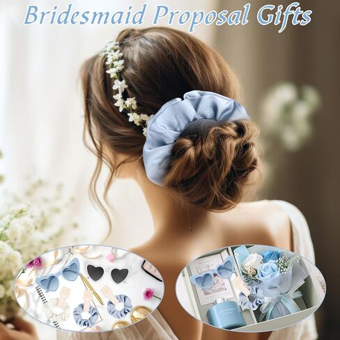Bridesmaid Sunglasses and Scrunchies Bachelorette Sunglasses Hair Ties Bridesmaid Proposal Gifts for Wedding Party in Kuwait