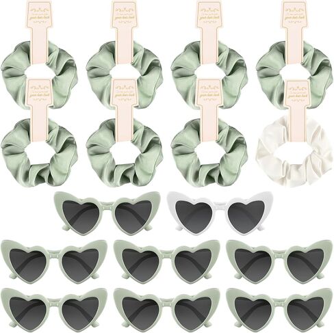 Bridesmaid Sunglasses and Scrunchies Bachelorette Sunglasses Hair Ties Bridesmaid Proposal Gifts for Wedding Party in Kuwait