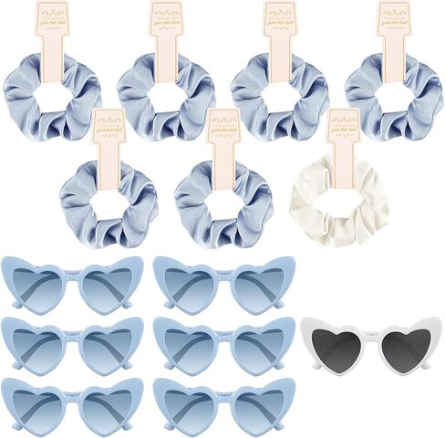 Bridesmaid Sunglasses and Scrunchies Bachelorette Sunglasses Hair Ties Bridesmaid Proposal Gifts for Wedding Party in Kuwait