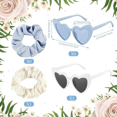 Bridesmaid Sunglasses and Scrunchies Bachelorette Sunglasses Hair Ties Bridesmaid Proposal Gifts for Wedding Party in Kuwait