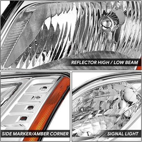 DNA MOTORING Left OE Style Headlight Compatible with 2010-2012 Nissan Sentra Base S SL,OEM-HL-0198-L in Saudi Arabia