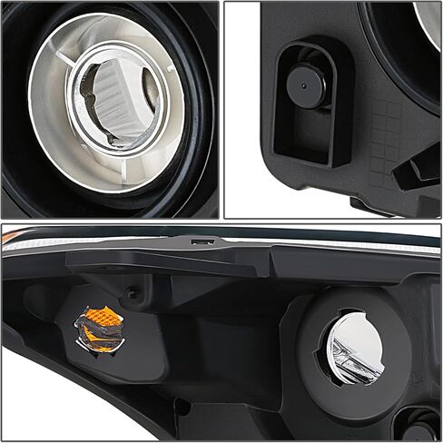 DNA MOTORING Left OE Style Headlight Compatible with 2010-2012 Nissan Sentra Base S SL,OEM-HL-0198-L in Saudi Arabia