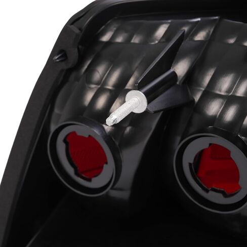 KUAFU Pair Tail Lights Compatible with 1999-2004 Ford Mustang Replacement for 3R3Z13404AA 3R3Z13405AA FO2818109 FO2819109 Rear Brake Lamps Red Smoke Lens Left & Right in Saudi Arabia