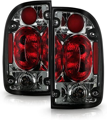 Acanii - لـ Smoked 1995 1996 1997 1998 1999 2000 Toyota Tacoma Tail Lights مصابيح الفرامل المصابيح الخلفية 95 96 97 98 99 00 L+R in Saudi Arabia