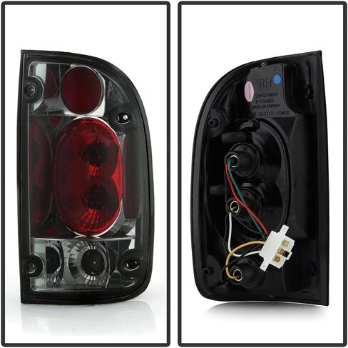 Acanii - لـ Smoked 1995 1996 1997 1998 1999 2000 Toyota Tacoma Tail Lights مصابيح الفرامل المصابيح الخلفية 95 96 97 98 99 00 L+R in Saudi Arabia