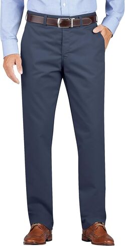 Dickies Men's Flat Front Khaki Pant - Regular Taper Fit in Saudi Arabia