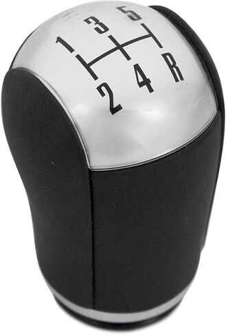 2005-2010 Genuine Ford Mustang OEM 5 Speed Manual Shift Shifter Knob - Silver & Black in Saudi Arabia