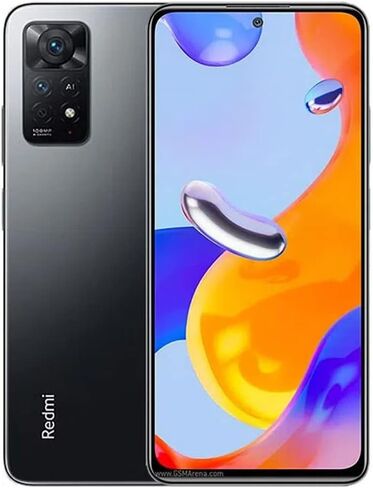 Xiaomi Redmi Note 11 Pro 4G LTE (لـ Tmobile Mint Tello & Global) 128GB + 6GB مصنع غير مقفل 6.67 "108 ميجابكسل (أبيض قطبي) in Kuwait