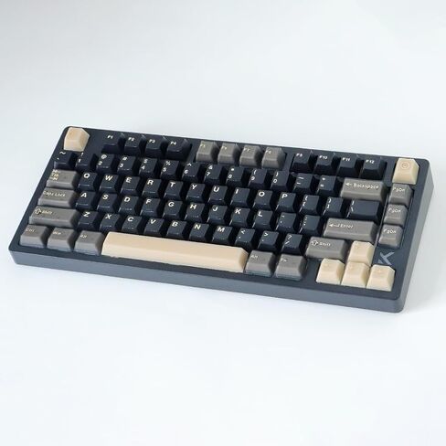 Tsungup Custom keycaps ، 123 مفاتيح تشققات الجليد تتألق من خلال كبسولات المفاتيح مجموعة مفاتيح مفاتيح مطبوعة على جانب PBT 75 في المائة ، أغطية مفتاح لوحة مفاتيح لوحة مفاتيح مفاتيح أبيض أبيض للكرز MX للكرز MX in Kuwait