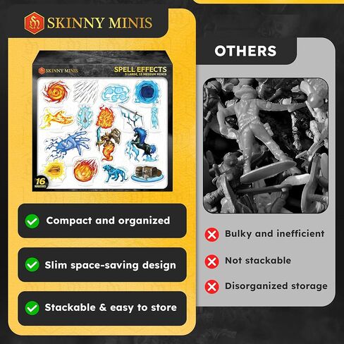 تأثيرات الهدايا Effect Collection D&D Miniatures لـ Dungeon Masters - المنمنمات المتوافقة 2D D&D - Acrylic DND Minis - إكسسوارات RPG الخيالية على الوجهين in Kuwait