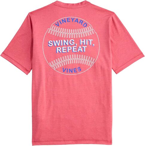 vineyard vines Boys' Swing Hit Repeat Short-Sleeve Harbor Performance Tee in Saudi Arabia