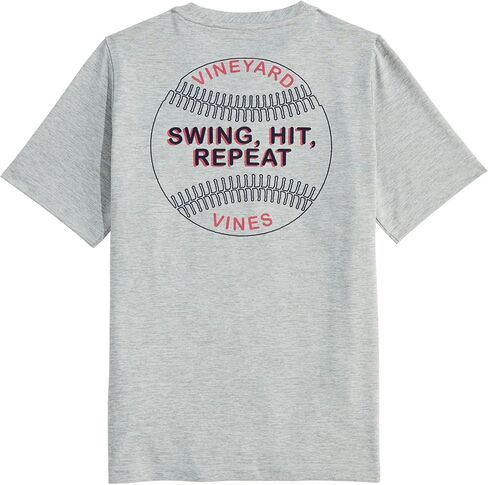 vineyard vines Boys' Swing Hit Repeat Short-Sleeve Harbor Performance Tee in Saudi Arabia