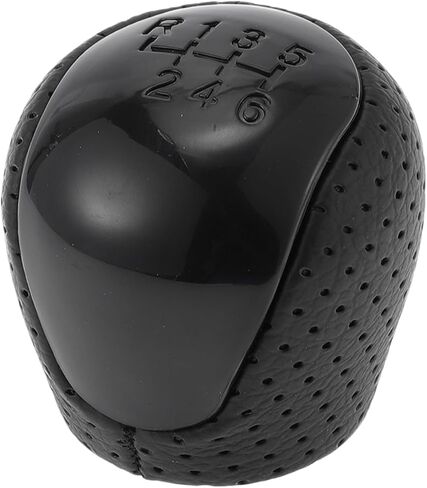 6 Speed Manual Gear Shifter Knob for Hyundai Elantra 2008-2009 / Front Stick Shifter Lever Knob/Durable Plastic Faux Leather / 1Pcs Black in Saudi Arabia