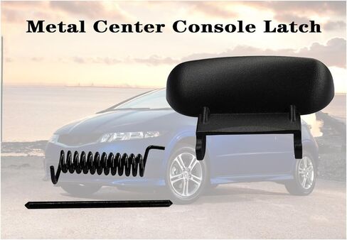 83451-SNA-A01ZA 83451SNAA01ZA 83451SNA-A01ZA Plastic Center Console Latch with Mounting Rod and Spring Black Compatible with Honda Civic 2006-2011 in Kuwait