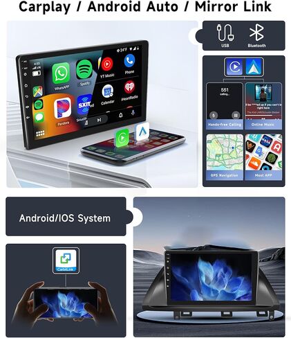 8 Core 8+128g لـ Honda Odyssey 2005-2010 Android Car Radio مع Carplay Android Auto ، 10.1 بوصة Qled Screen Car Stereo يدعم 4G/ WiFi ، GPS ، FM/ AM ، Bluetooth 5.0 ، كاميرا احتياطية in Kuwait