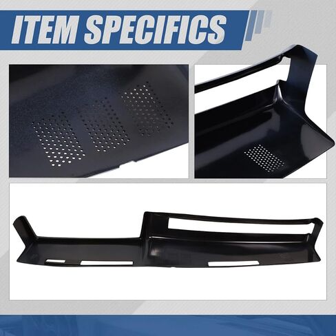 Auto Dynasty Front ABS Molded Dash Board Cover Cap Overlay Compatible with Chevrolet Blazer GMC Jimmy C/K/R/V-Series 1981-1991, Textured Black in Kuwait