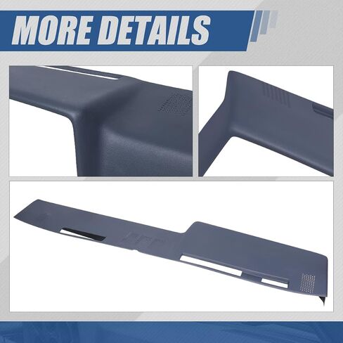 Auto Dynasty Front ABS Molded Dash Board Cover Cap Overlay Compatible with Chevrolet Blazer GMC Jimmy C/K/R/V-Series 1981-1991, Textured Black in Kuwait