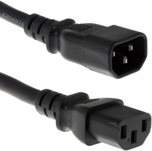 Standard AC Power Cord, 13A/250V, 16 AWG, C14 to C13, (IEC-60320-C14 to IEC-60320-C13) (6 ft) in Kuwait