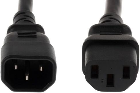 Standard AC Power Cord, 13A/250V, 16 AWG, C14 to C13, (IEC-60320-C14 to IEC-60320-C13) (6 ft) in Kuwait