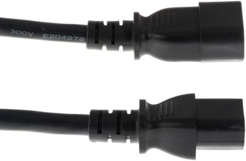 Standard AC Power Cord, 13A/250V, 16 AWG, C14 to C13, (IEC-60320-C14 to IEC-60320-C13) (6 ft) in Kuwait