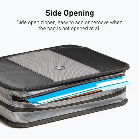 2-Inch 3 Rings Zipper Binder, Holds 15-Inch Laptop/Tablet, Handle and Shoulder Strap Included, Violet in Saudi Arabia