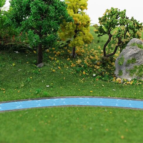 ONEST 45 Pieces Model Bamboo Trees Green Plastic Bamboo Trees for Home Decoration Miniature Landscape Landform Diorama Project in Saudi Arabia
