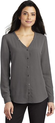 Port Authority Women's Long Sleeve Button-Down Blouse in Saudi Arabia