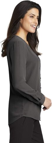 Port Authority Women's Long Sleeve Button-Down Blouse in Saudi Arabia